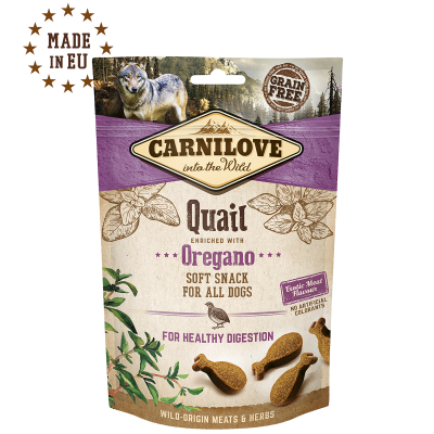 CARNILOVE Soft Snack Quail with oregano 200gr
